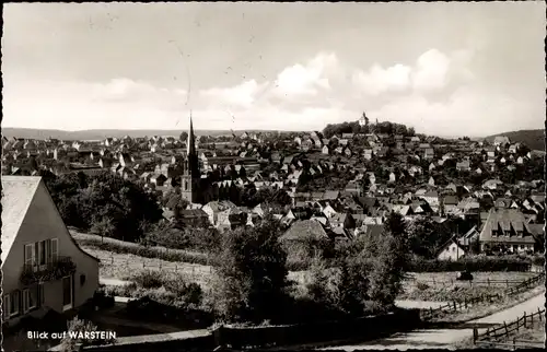 Ak Warstein im Sauerland, Gesamtansicht
