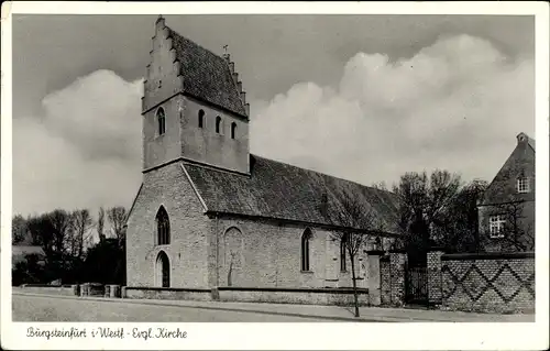 Ak Burgsteinfurt Steinfurt im Münsterland, Ev. Kirche