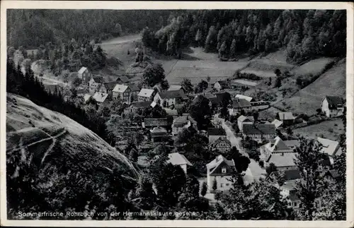 Ak Rohrbach in Thüringen, Blick von der Hermannsklause