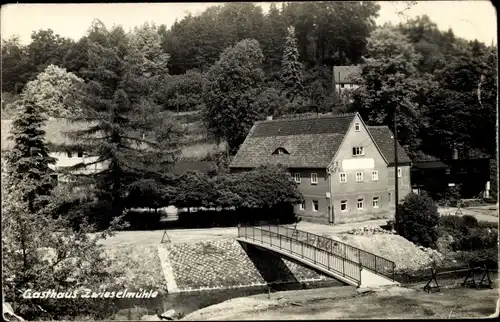 Ak Zwieselmühle Schollbrunn im Spessart, Gasthaus