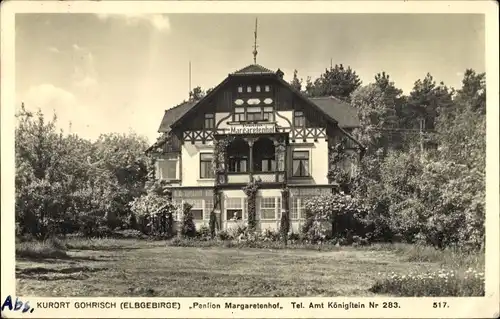 Ak Gohrisch Sächsische Schweiz, Pension Margaretenhof