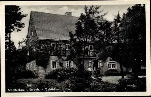 Ak Schellerhau Altenberg im Erzgebirge, Gehörlosenheim
