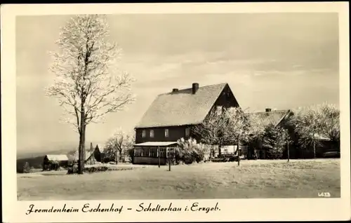 Ak Schellerhau Altenberg im Erzgebirge, Fremdenheim Eschenhof
