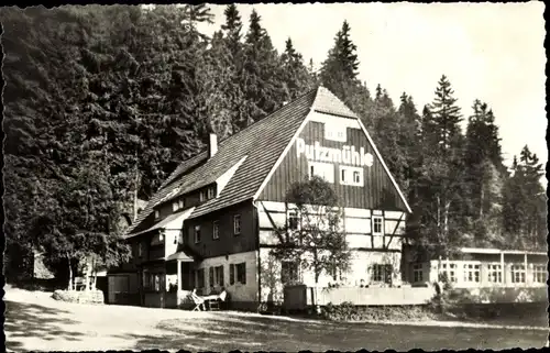 Ak Oberpöbel Dippoldiswalde Sachsen, Gaststätte Putzmühle