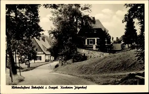 Ak Rehefeld Zaunhaus Altenberg im Erzgebirge, Kurheim Jägerhof