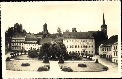Ak Stolpen in Sachsen, Burgruine, Marktplatz, Ruine Stolpen