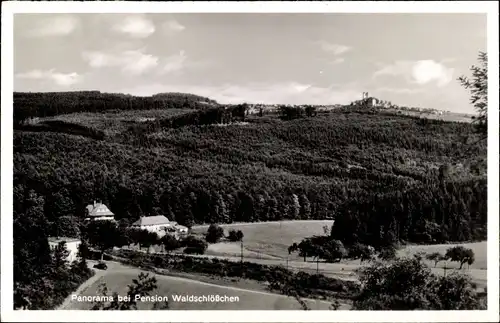 Ak Greifenthal Ehringshausen in Hessen, Panorama, Pension Waldschlösschen