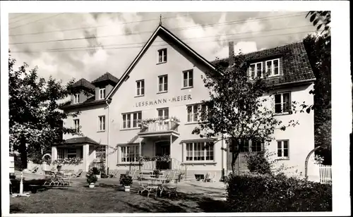 Ak Glashütte Schieder Schwalenberg in Lippe, Fremdenheim Lessmann Meier