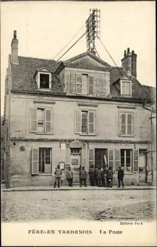 Ak Fère en Tardenois Aisne, La Poste