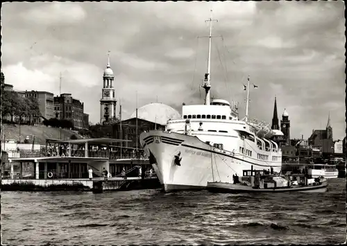 Ak Hamburg, Seebäderschiff Wappen von Hamburg, HADAG