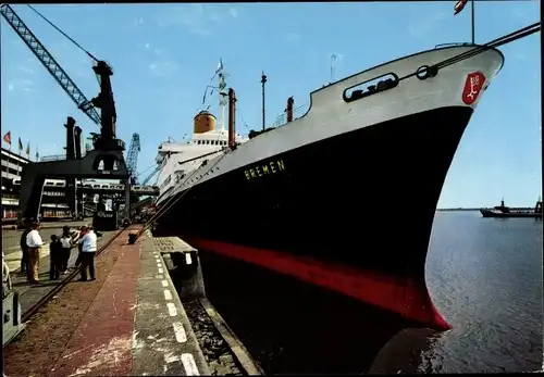 Ak Dampfer TS Bremen, Norddeutscher Lloyd