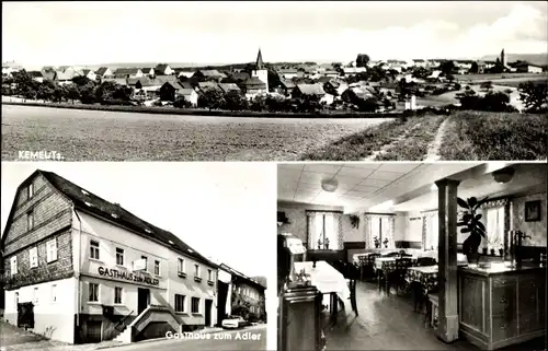 Ak Kemel Heidenrod im Taunus, Gesamtansicht, Gasthaus zum Adler