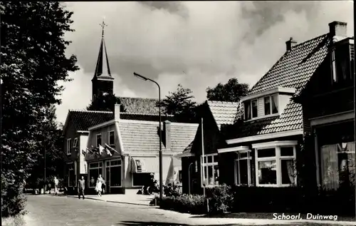 Ak Schoorl Nordholland Niederlande, Duinweg