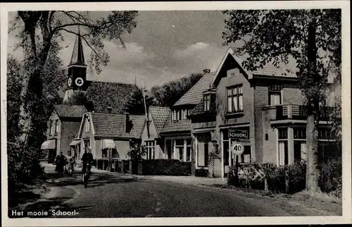 Ak Schoorl Nordholland Niederlande, Het mooie, Straßenpartie