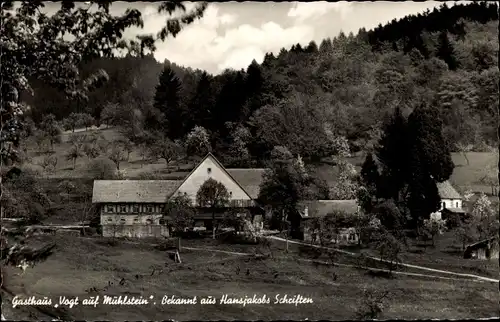 Ak Nordrach im Schwarzwald Baden, Gasthof Vogt auf Mühlstein