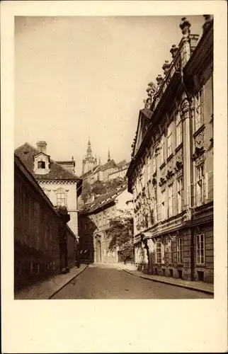 Ak Praha Prag Tschechien, Waldsteingasse