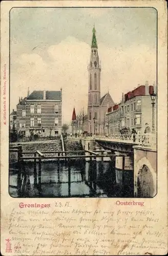 Ak Groningen Niederlande, Oosterbrug