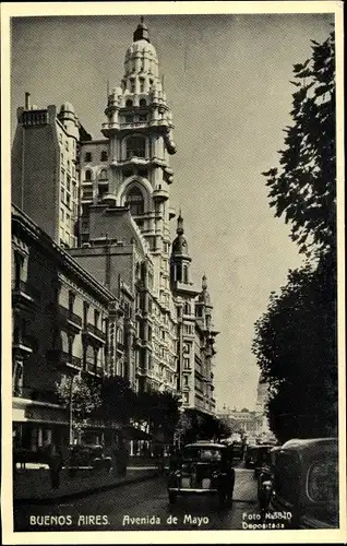 Ak Buenos Aires Argentinien, Avenida de Mayo