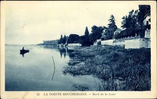 Ak La Pointe Bouchemaine Maine et Loire, Bord de la Loire