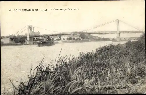 Ak Bouchemaine Maine-et-Loire, Le Pont suspendu