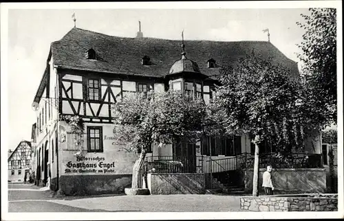 Ak Kiedrich im Rheingau Taunus, Gasthaus Engel