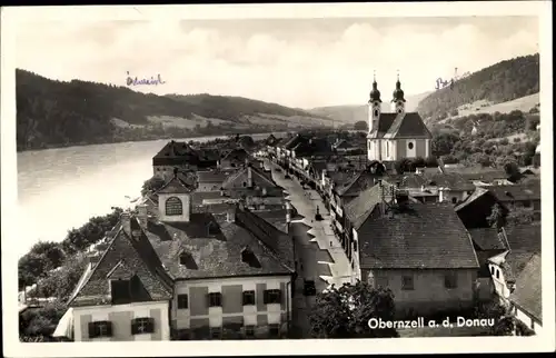 Ak Obernzell an der Donau Niederbayern, Panorama