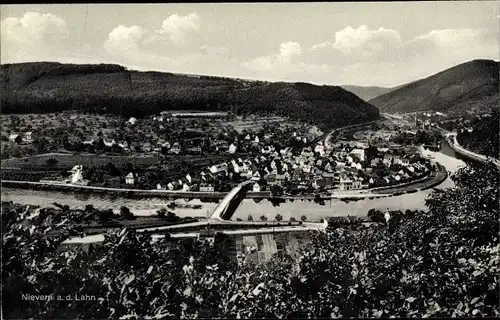 Ak Nievern Nassau an der Lahn, Panorama