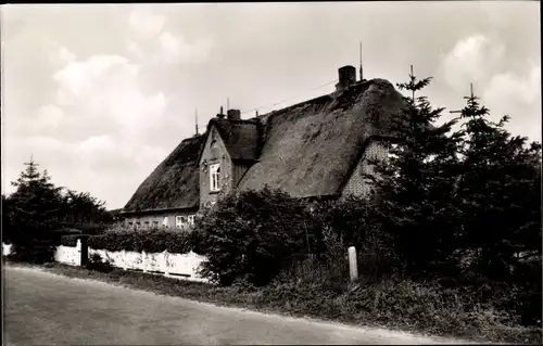 Ak Utersum Insel Föhr Nordfriesland, Haus Jensen