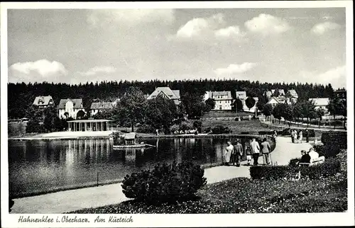 Ak Hahnenklee Bockswiese Goslar im Harz, Am Kurteich