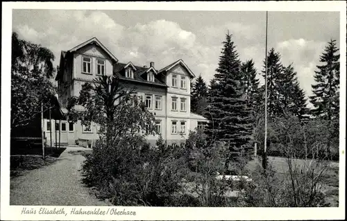 Ak Hahnenklee Bockswiese Goslar im Harz, Haus Elisabeth