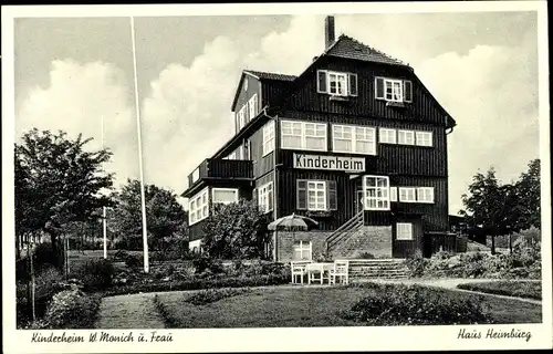 Ak Braunlage im Oberharz, Kinderheim W. Monich u. Frau