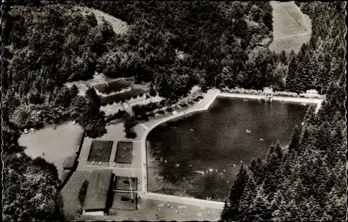 Ak Halver im Märkischen Kreis, Freibad Herpine, Totalansicht