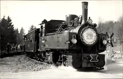 Foto Deutsche Eisenbahn, Dampflok, 75 Jahre Harzquerbahn 1974