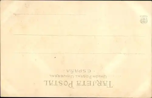 Ak Corrida de Toros, suerte de vara, Stierkampf in der Arena, Torero