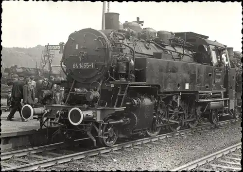 Foto Deutsche Eisenbahn, Dampflok, Tender 64 1455 1