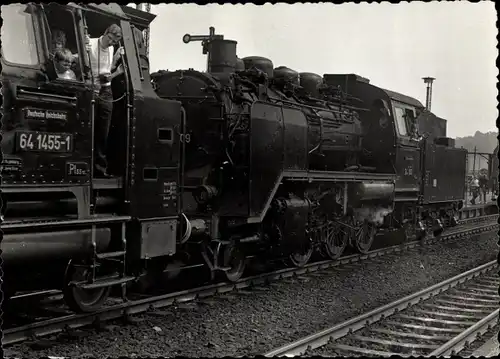 Foto Deutsche Eisenbahn, Dampflok, Tender 64 1455 1, Deutsche Reichsbahn