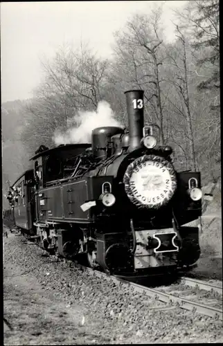 Foto Deutsche Eisenbahn, 75 Jahre Harzquerbahn 1974, Dampflok