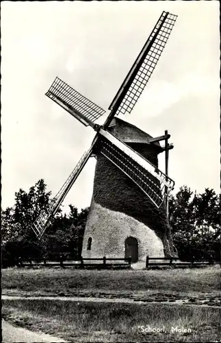 Ak Schoorl Nordholland Niederlande, Molen