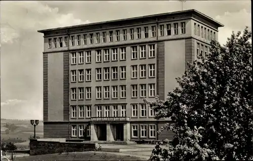 Ak Glauchau in Sachsen, Fachschule für Bauwesen