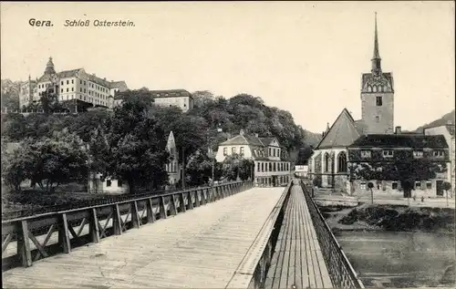 Ak Gera in Thüringen, Schloss Osterstein, Untermhaus
