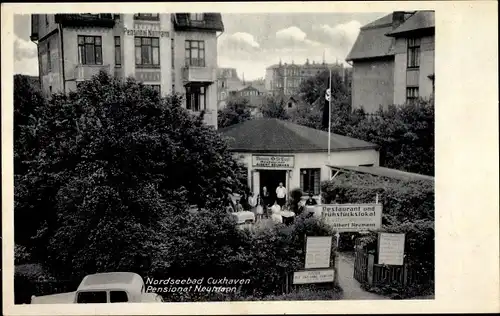 Ak Nordseebad Cuxhaven, Pension Neumann