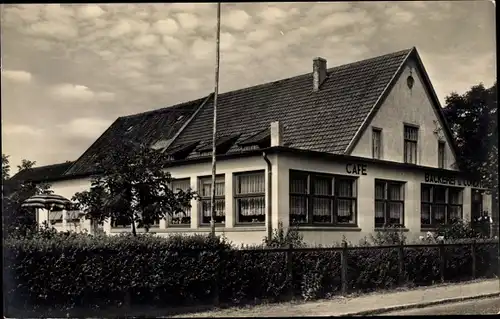 Ak Sahlenburg Cuxhaven in Niedersachsen, Kaffee und Konditorei, Außenansicht