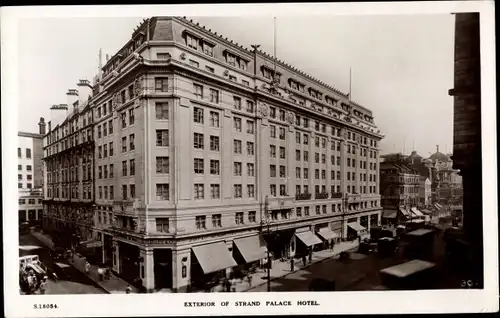 Ak London, Exterior of Strand Palace Hotel