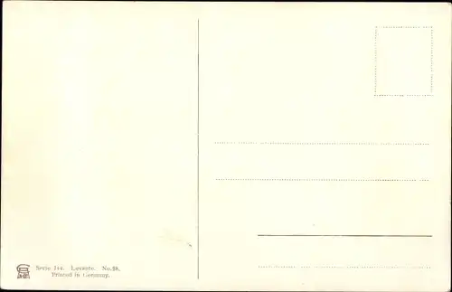 Künstler Ak Perlberg, F., Suez Ägypten, Stadtpartie, Uferpartie, Palmen