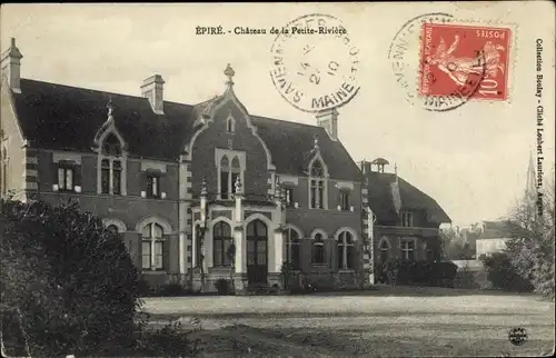 Ak Epiré Maine et Loire, Chateau de la Petite Riviere