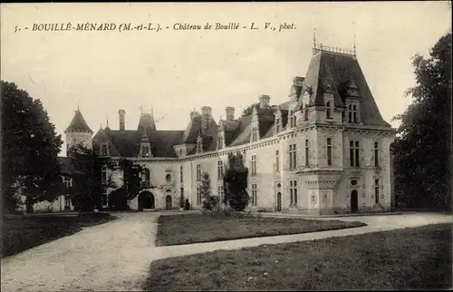 Ak Bouillé Ménard Maine-et-Loire, Chateau de Bouille