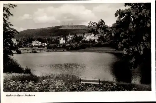 Ak Hahnenklee Bockswiese Goslar im Harz, Am Teich