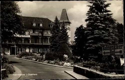 Ak Hahnenklee Bockswiese Goslar im Harz, Hahnenkleer Hof