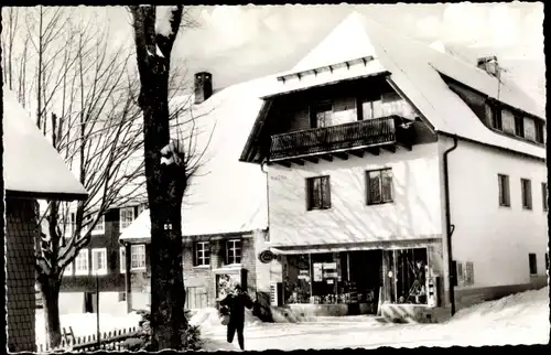 Ak Todtnauberg im Schwarzwald, Haus Bender im Winter