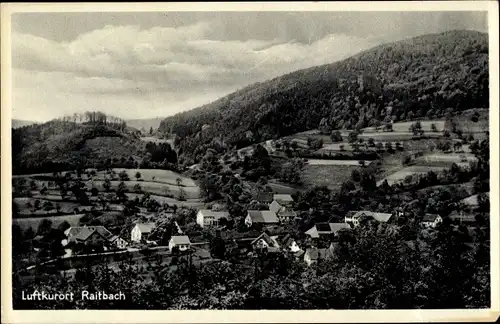 Ak Schweigmatt Raitbach Schopfheim in Baden, Teilansicht mit Gasthof zur Krone